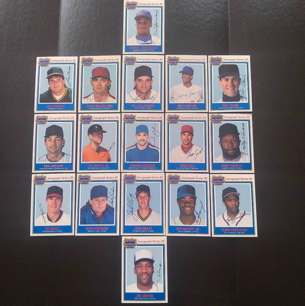 (17)-Autograph Series 3 Baseball Cards